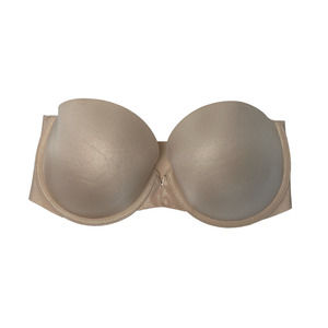 Victoria Secret MultiWay Shimmer Nude Bra 34DD (Missing Straps)